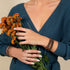 Trinité | Or rose x bronze à canon | Bracelet Triple Rang